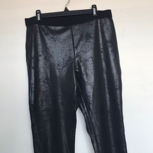 Black Faux Leather Hue Leggings